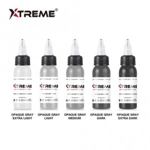 Тату краска Xtreme Ink Opaque Gray Set
